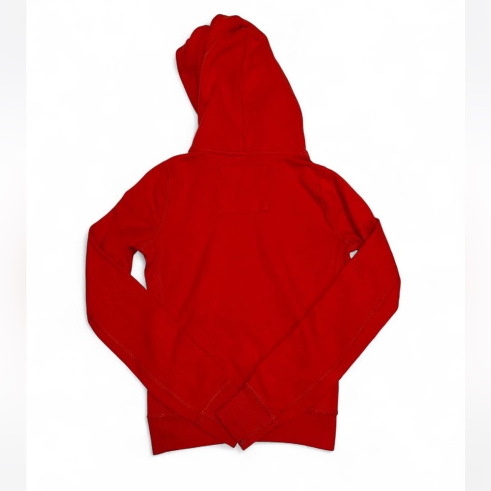 Vintage Abercrombie & Fitch Vibrant Red Hoodie - Picture 2 of 3